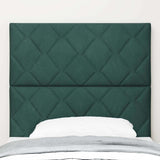 Headboard Height Adjustable Dark green 100 cm Velvet 3337909