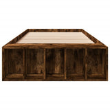 Bed Frame without Mattress Smoked Oak 90x200 cm 3280612