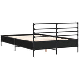Bed Frame without Mattress Black 120x190 cm Small Double 3280067