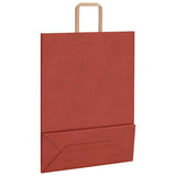 Paper Bags 250 pcs with Handles Red 32x12x42 cm 4101984