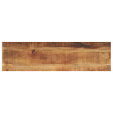 Table Top 120x20x3.8 cm Rectangular Solid Wood Rough Mango 371363
