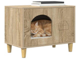 Cat House Sonoma 51 x 30 x 52 cm Engineered Wood 8000664