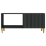 Coffee Table Black 90 x 50 x 40 cm Engineered Wood 894726