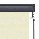 Outdoor Roller Blind 60x250 cm Cream 145947