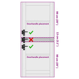 Interior Door ORKDAL Brown 86 x 211 cm Plywood 4102673