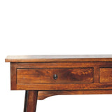 Chestnut Hallway 2 Drawer Console Table IN3625