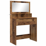 Bedroom Dressing Tables with Drawer Old Wood 80 x 39.6 x 135 cm 888985