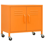 336264 Storage Cabinet Orange 60x35x56 cm Steel