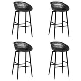 5 Piece Bar Set Black 3057375