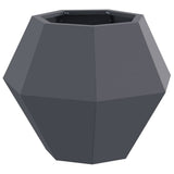 Planter 2 pcs Anthracite 50 x 50 x 40 cm Steel 884057