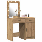 Dressing Table 2 pcs Brown 50 x 41 x 135 cm Engineered wood 3334244