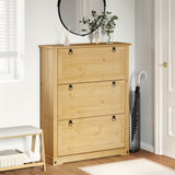 Shoe Cabinet Corona 99x32x124.5 cm Solid Wood Pine 4002786