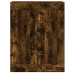 Wall Mounted Cabinets 2 pcs Smoked Oak Engineered Wood 3197990