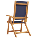 Folding Chairs 2 pcs Solid Wood Acacia and Textilene 4008422