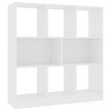 Book Cabinet White Engineered wood Medium Book Cabinet 800171