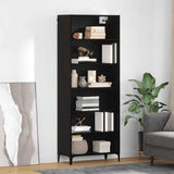 Highboard Black Oak 69.5 x 34 x 180 cm Engineered Wood 3416188