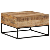 Coffee Table 68x68x41 cm Rough Mango Wood 320817