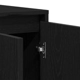 Sideboard Black Oak 135 x 41 x 75 cm Engineered Wood 3333895