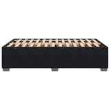 Bed Frame without Mattress Black Double Velvet 3284664