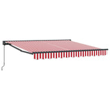 Awning Frame Red and White 350 x 250 cm 3330283