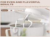 1300W Kitchen Stand Mixer, with Accessories - White T3398P344382