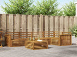 Sectional Sofa Set 6 pcs Natural Solid Acacia Wood 3374844