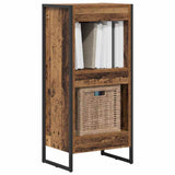 Book Cabinet Old Wood 40 x 30 x 86.5 cm Engineered Wood 886364