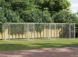 Dog Cage Silver 600 x 200 x 200 cm Galvanised Steel 3368307