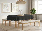 Table Cloth 5 pcs Oval Dark Grey 130 x 180 cm Polyester 42040268