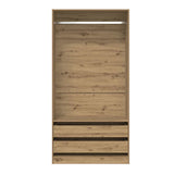 Wardrobe Artisan Oak 100x50x200 cm Engineered Wood 3318627