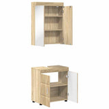 Bathroom Furniture Set TULUM 2 pcs Sonoma Oak 60 x 34 x 63 cm 3398016
