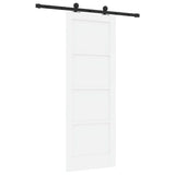 Sliding Door ORKDAL White 73.5 x 198.5 cm Solid Pine Wood 3333439