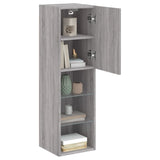 TV Cabinets with LED Lights 2 pcs Grey Sonoma 30.5x30x102 cm 837026
