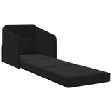 Folding Sofa Bed Black 65 x 80 x 83 cm Velvet 42030499