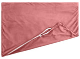 Cushion with Pillow HEERLEN 2 pcs Pink Velvet 928515