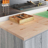 Garage Cabinets 2 pcs Grey Sonoma Engineered Wood 3328301