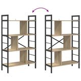 Bookshelf Sonoma Oak 75 x 30 x 123.5 cm Engineered Wood 883965