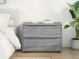 Storage Cabinet 60 x 48 x 57 cm Engineered Wood Grey Sonoma 888833