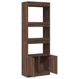 Highboard Brown Oak 63x33x180 cm Engineered Wood 3309606