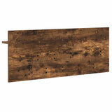 Wall-Mounted Coat Rack with Shelf Smoked Oak 100 x 40 x 12 cm 874447