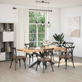 Dining Table Leg Spider Shape Anthracite 150x78x cm Steel 4013118