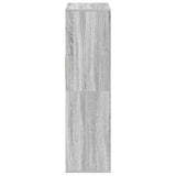 Book Cabinet Grey Sonoma 66x31x112 cm Engineered Wood 860306