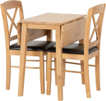 ZNTS Mason Double Drop Leaf Dining Set 400-401-170