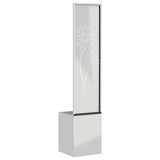 Garden Privacy Screen Silver 32 x 150 cm Galvanised steel 876390