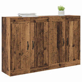Wall-mounted Cabinet 2 pcs Old Wood 69.5 x 34 x 90 cm 3415558