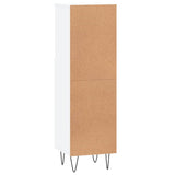 Bathroom Cabinet White 30x30x100 cm Engineered Wood 831556