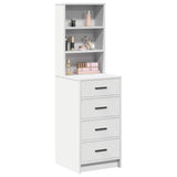 Highboard with Drawer White 40 x 41 x 135 cm Engineered wood 865046