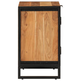 Bathroom Cabinet 55x35x60 cm Solid Wood Acacia and Iron 372747