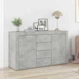 Sideboard Concrete Grey 120 x 36 x 69 cm Engineered Wood 3333859