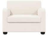 Armchair Cream Faux Lamb Fleece 42043407